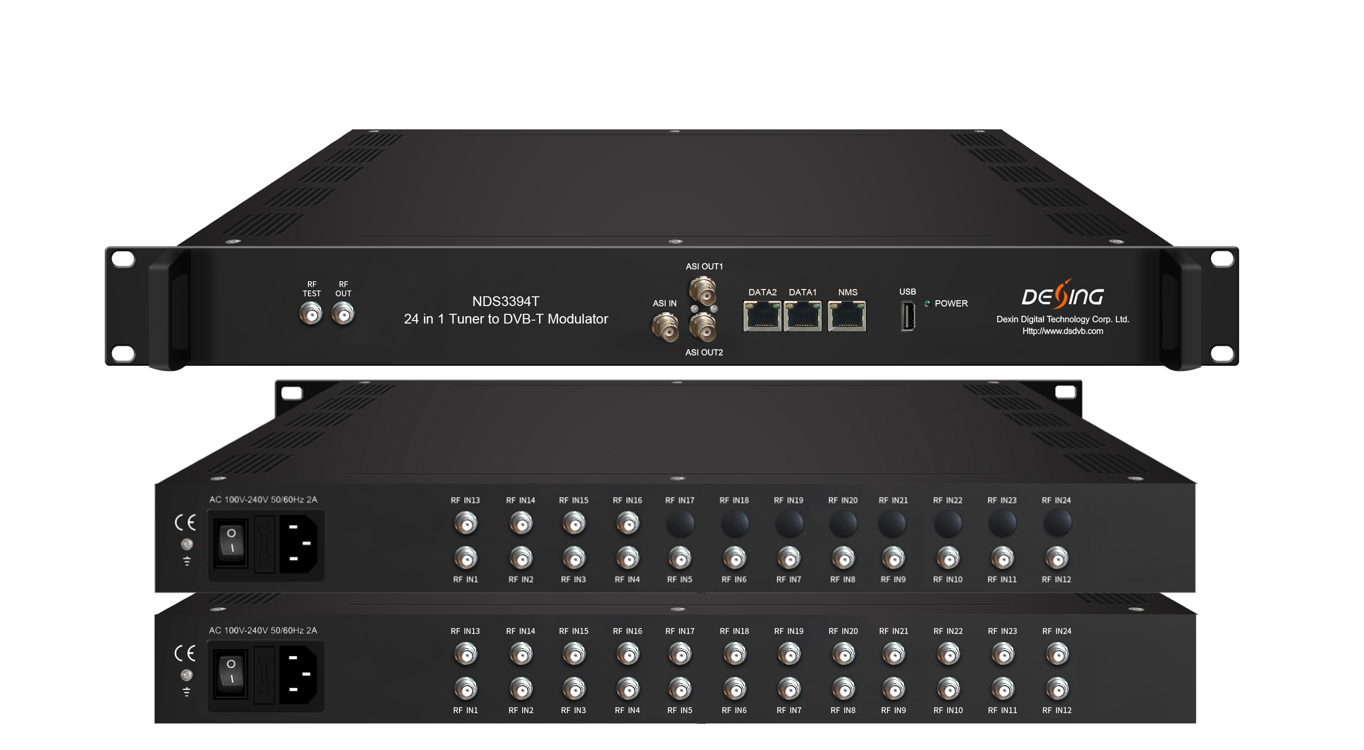 NDS3394T 16in1 24in1 Tuner to DVB-T modulator