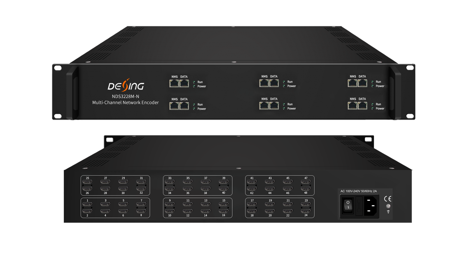 NDS3228M-N (V2) Multi-Channel Network Encoder(48HDMI, H.265/MPEG4 HD)